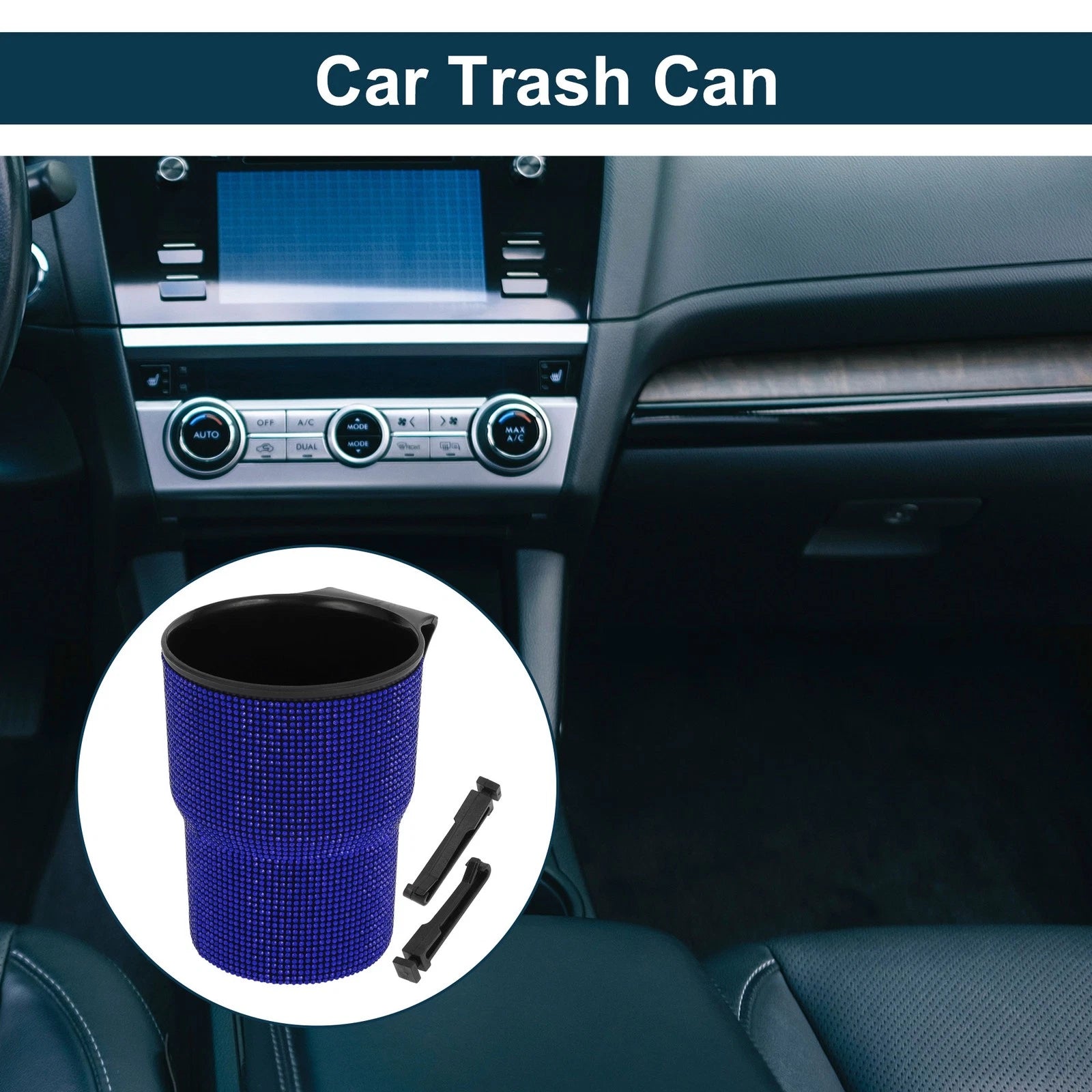 Portable Car Trash Can for All Vehicles (1 Pc)