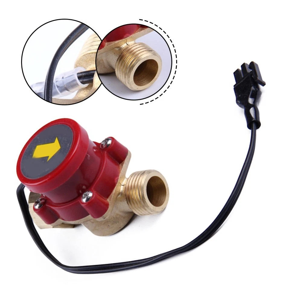 HT30 Water Flow Switch Sensor 30W G12 Thread for Water Pumps (0-110V)