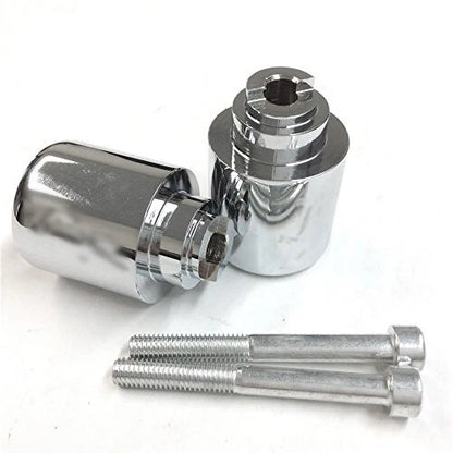 Chrome RR Bar Ends for Honda CBR1100XX (1997–2007)