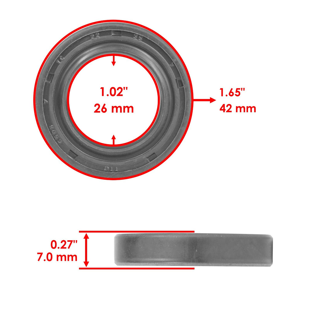 Caltric Front Wheel Hub Kit Replacement for Yamaha YFZ450 (2006–2013)