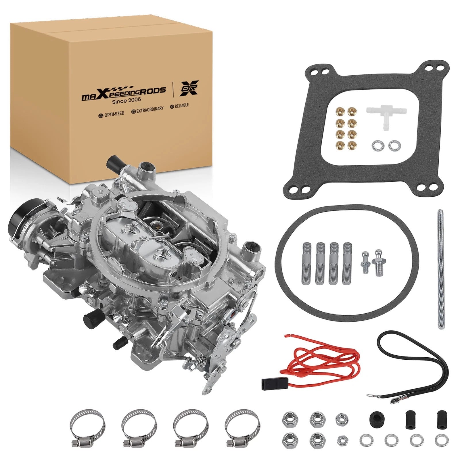 4-Barrel Carburetor for Performer 1403 (500 CFM, Square Bore)