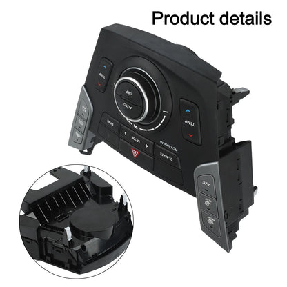 Black ABS AC Control Panel for Hyundai Santa Fe Year Range of 2013 2016