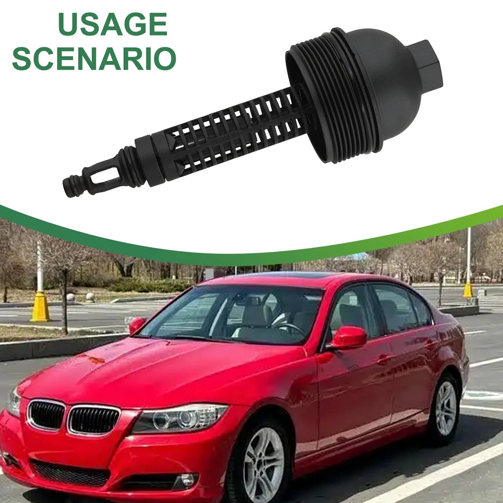 Oil Filter Cap for BMW E46 E90 E60 E61 E70 E83 (2000–2013) 3.0 Engines