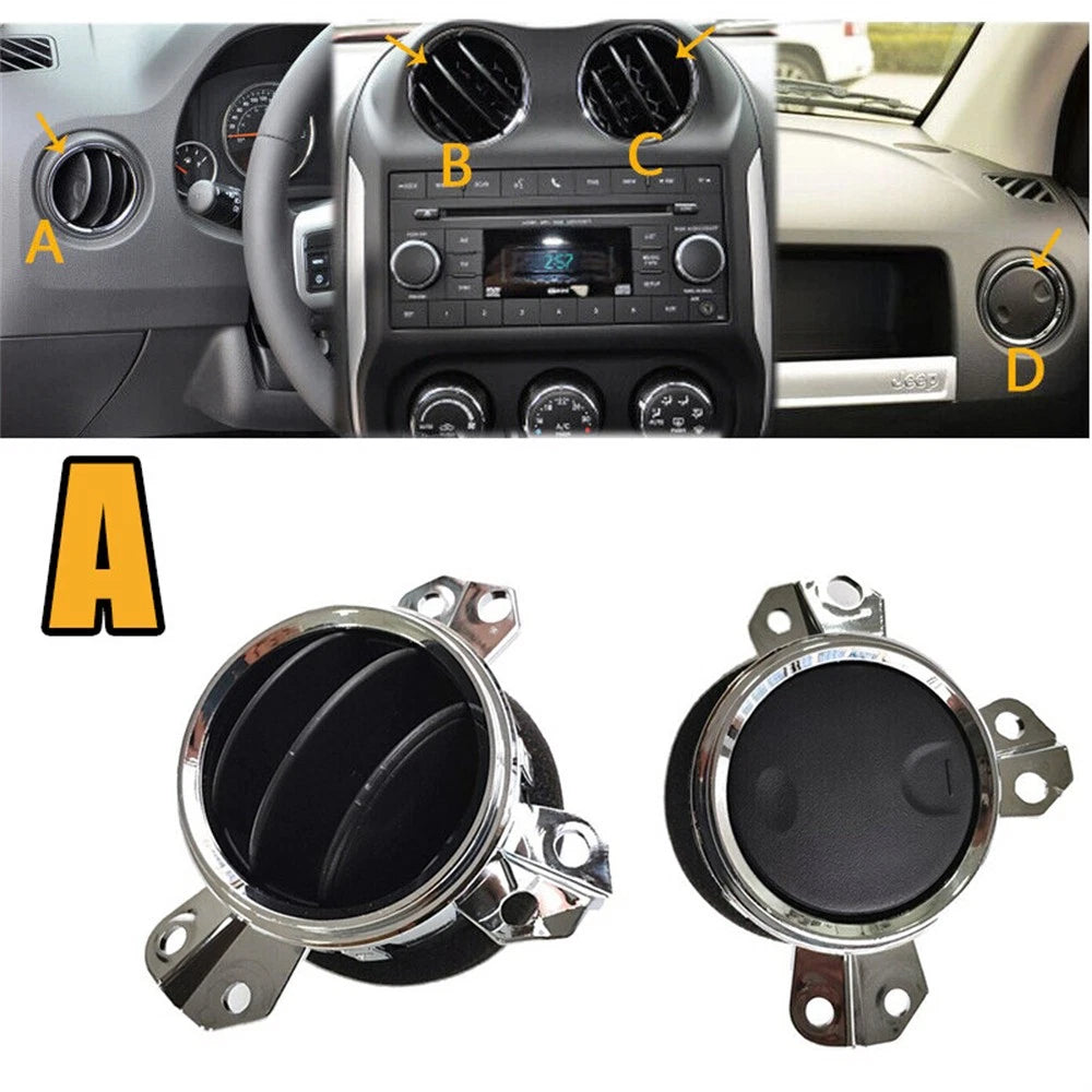 1x Left Front Dashboard A/C Air Vent Outlet For Jeep Compass Patriot 2009-2017