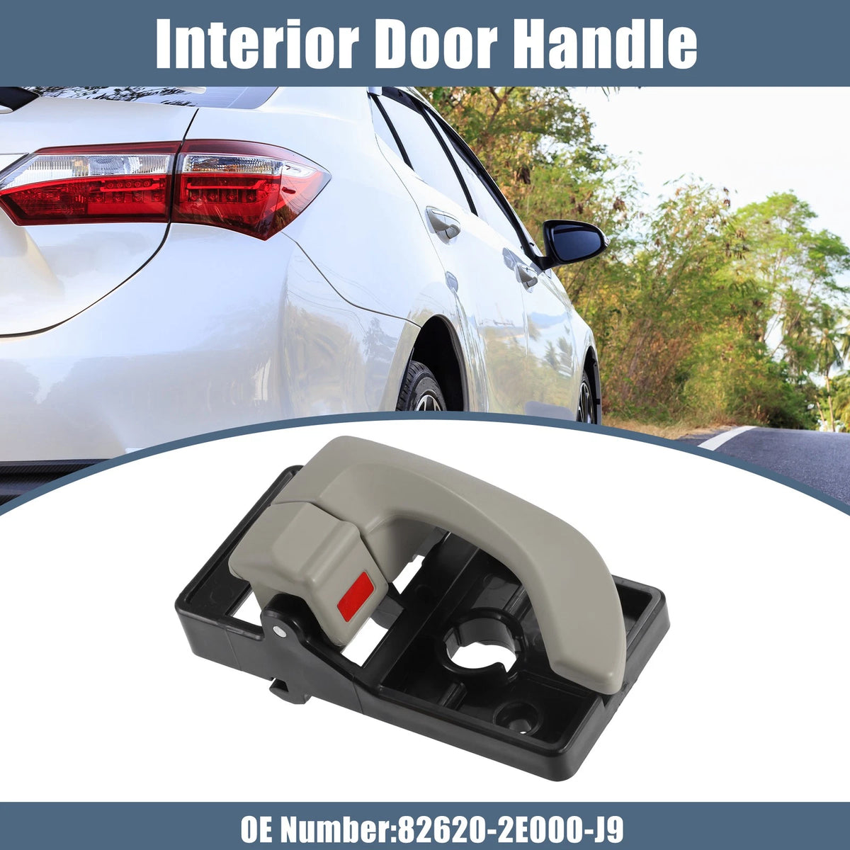 Right Interior Door Handle for Hyundai Tucson (2016–2021) No. 82620-2E000