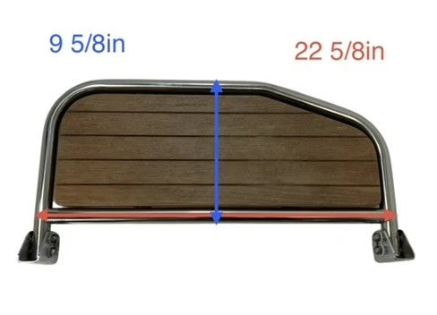 Scout Replacement Cabin Step Down Bracket & Teak Step for Scout