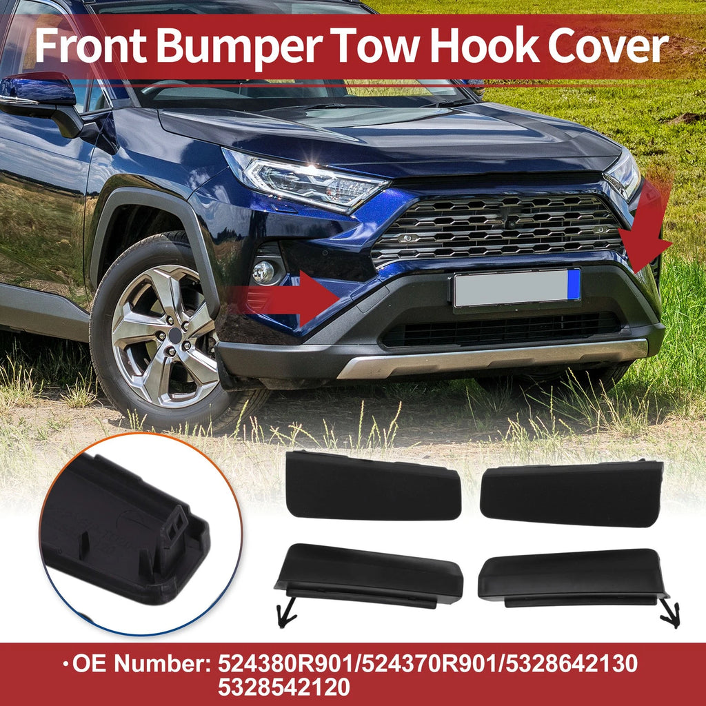 Front Tow Hook Cover Cap Replacement for Toyota RAV4 XA50 (2019–2024)
