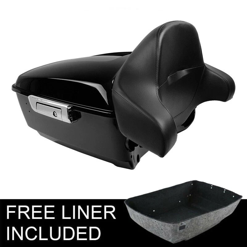 Trunk Backrest Pad for Harley Touring Street Electra Glide (2014–2026)