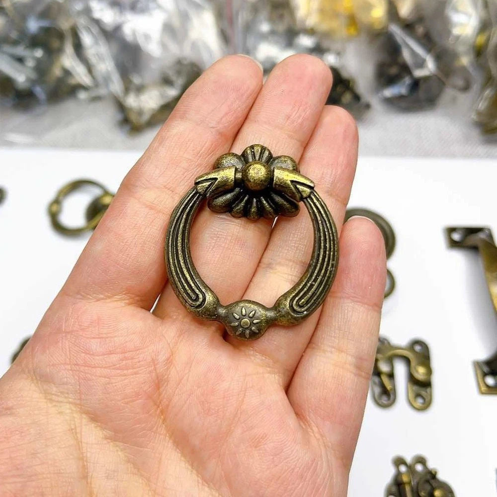10X Vintage Drawer Door Pull Handle Cabinet Knob Hardware