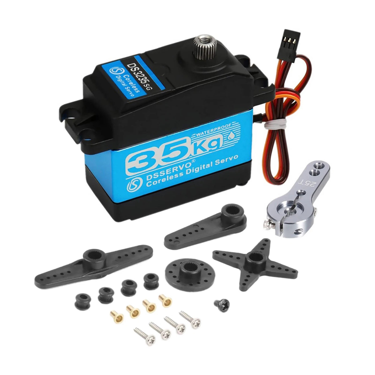 Coreless Motor Digital Servo for RC Car (35kg Torque)