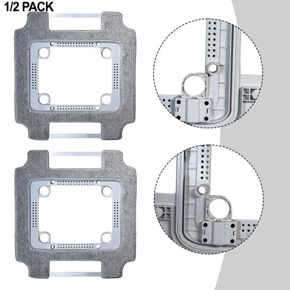 Set of 2 Microfibre Cleaning Pads with Bracket for Ecovacs Winbot W3