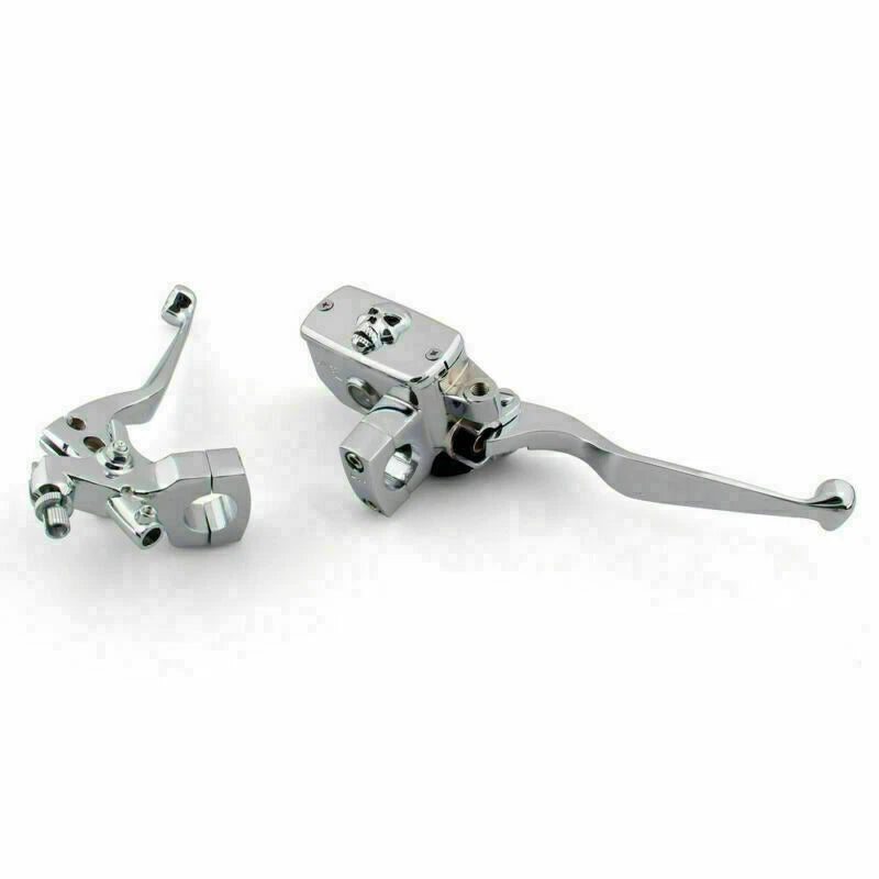 Skull Reservoir Brake Clutch Levers for Kawasaki Vulcan 800 1500 1600 (1996–2009)