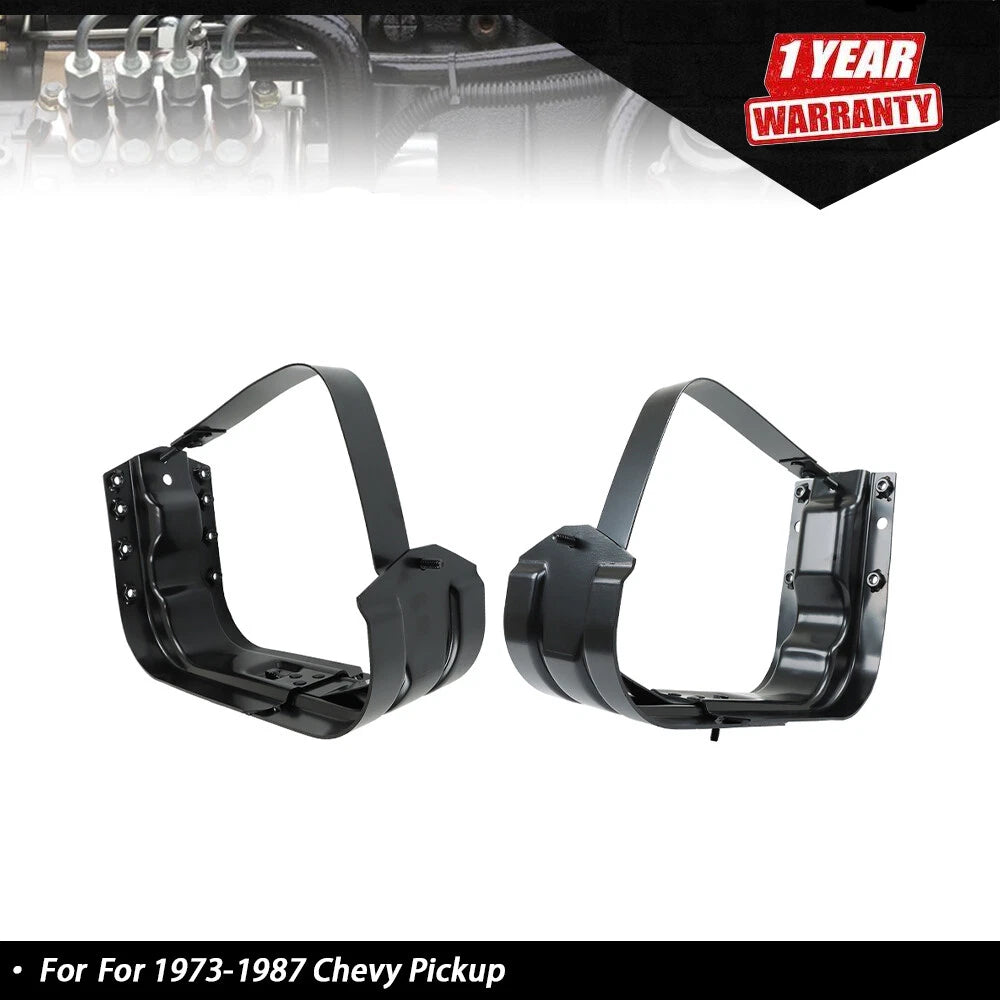 Gas Tank Hanger Set with Straps and Welded Nuts for Chevy Pickup (1973–1987)