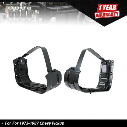 Gas Tank Hanger Set with Straps and Welded Nuts for Chevy Pickup (1973–1987)