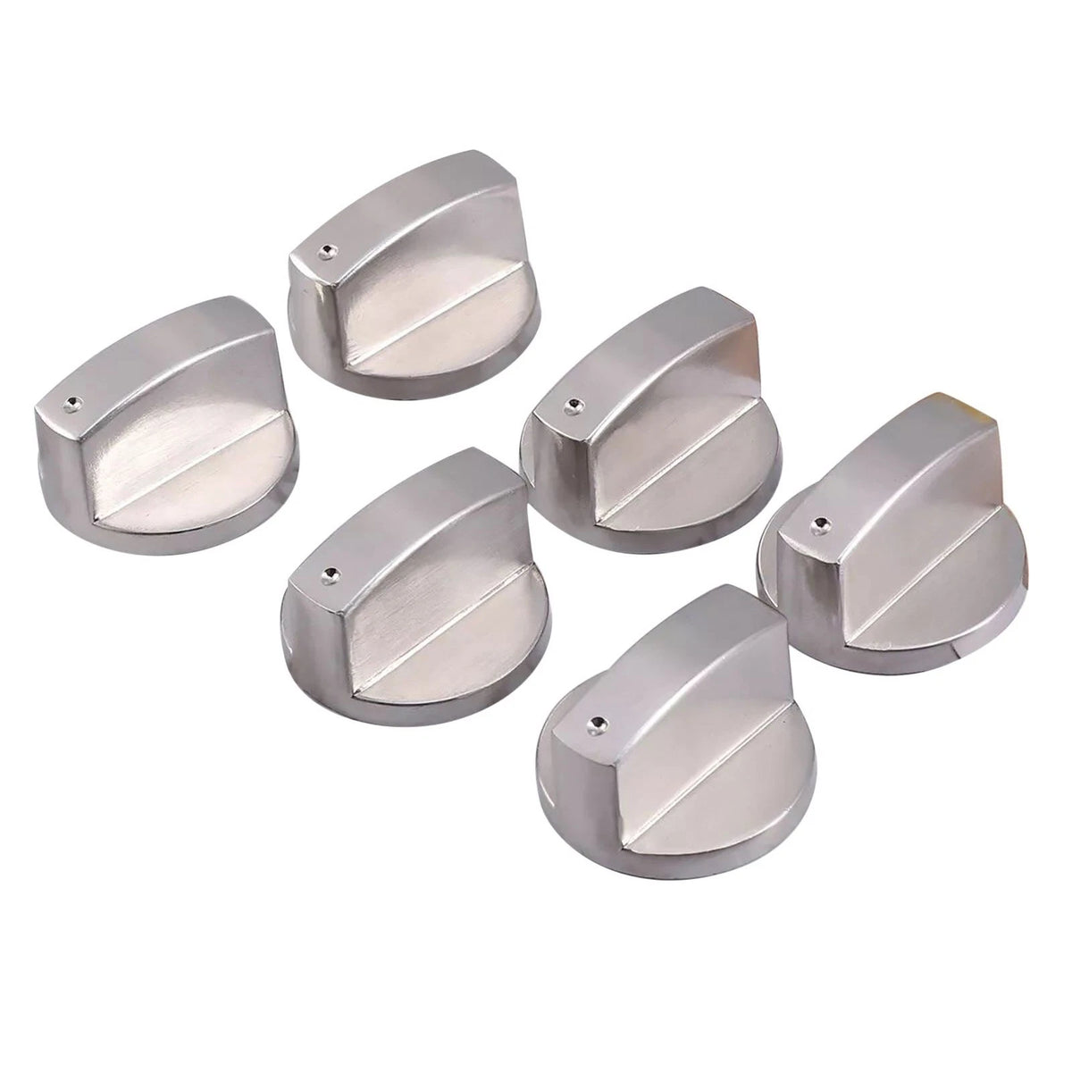 Set of 6 Gas Stove Knobs for Cooker Oven Replacement