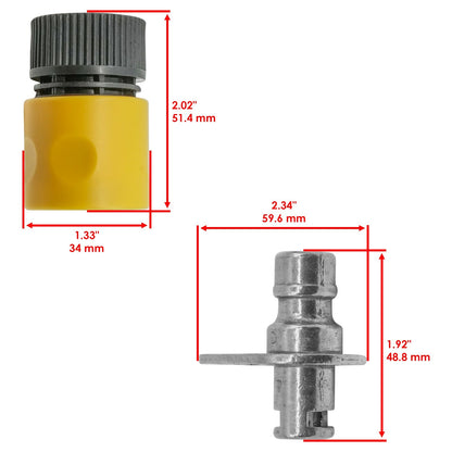 Deck Wash Water Port Plate for John Deere X127 X135 X140 X145 X146R (2014–2019)