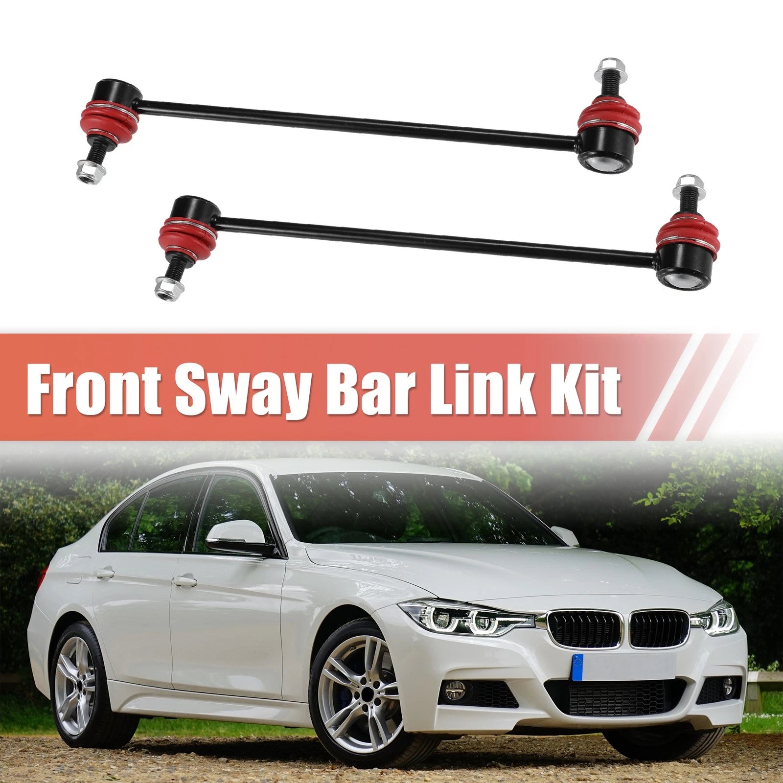 2PCS Front Stabilizer Sway Bar End Links for Mazda 3 5 for BMW 740i (2002–2005)