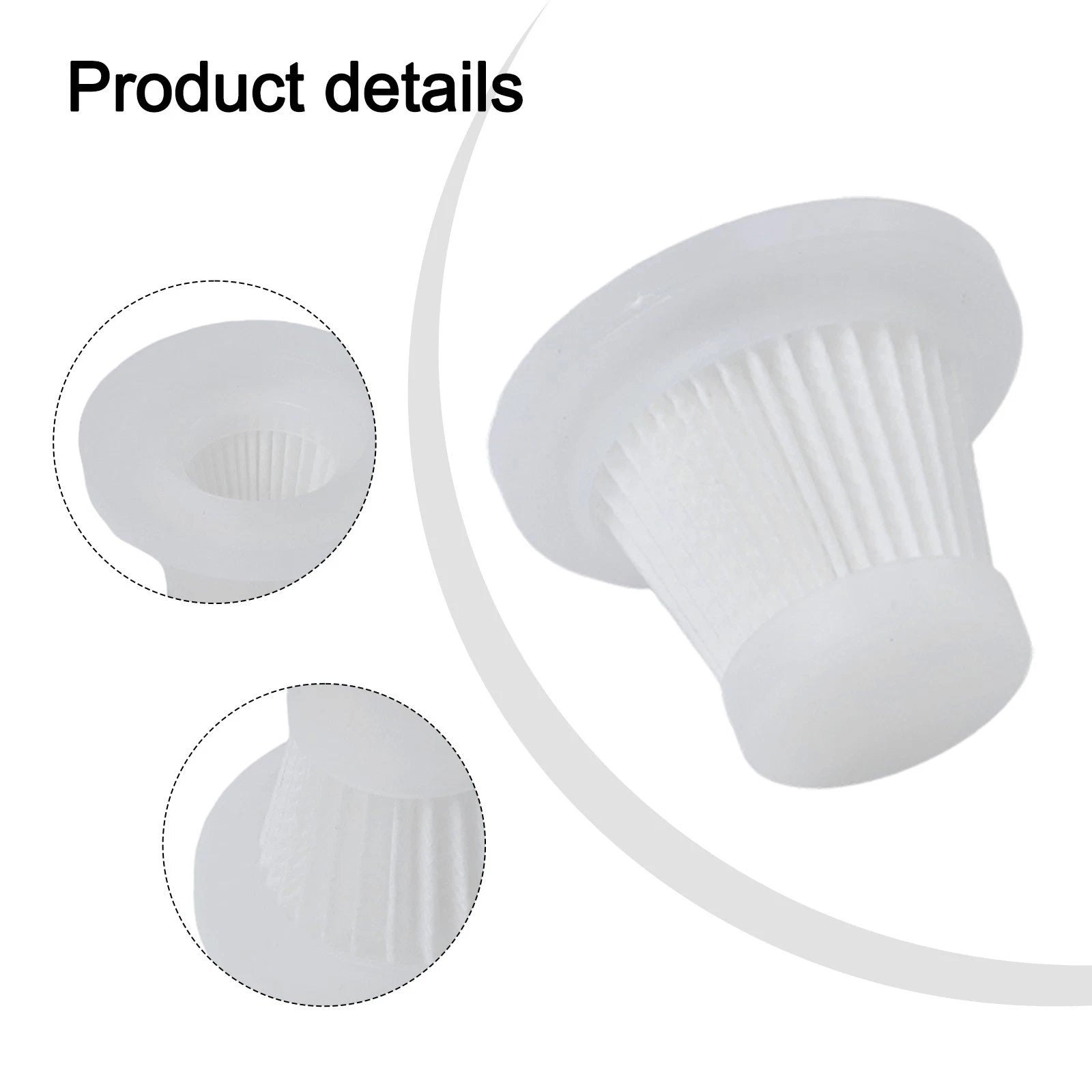10X Washable Replacement Filters for Car Vacuum Cleaners