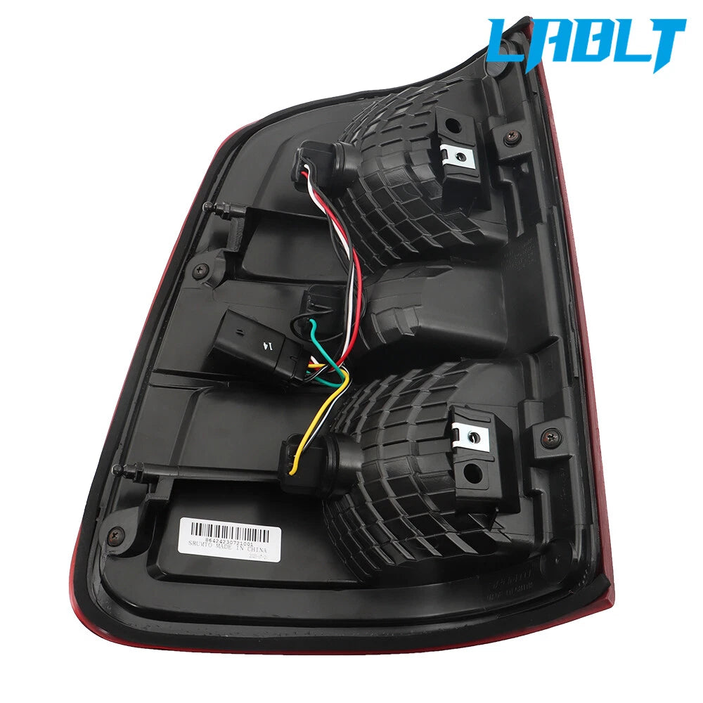 Right Side Tail Light for Ram 1500 (2019–2023) LABLT, Black Bezel, Incandescent