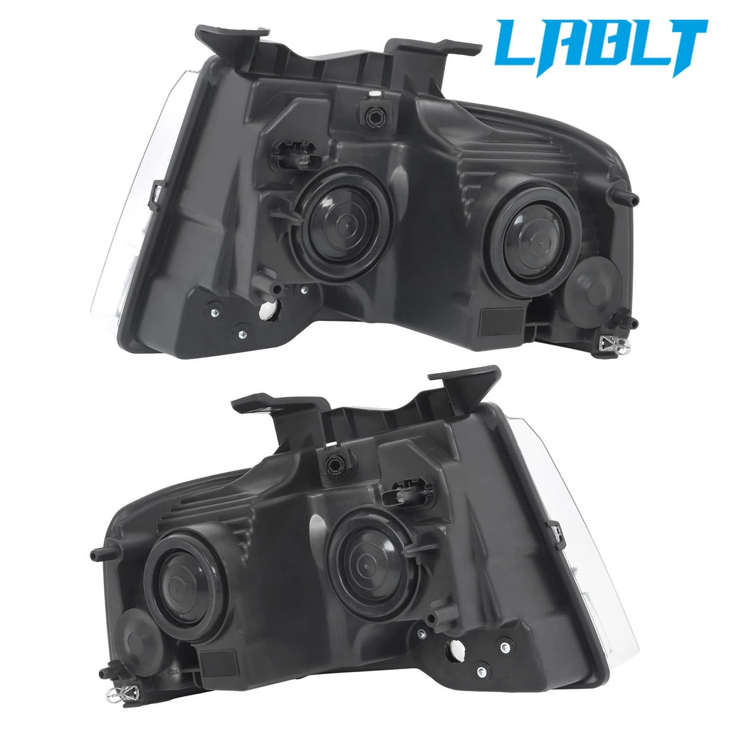 Set of 2 Projector Halogen Headlights for Ford Expedition (2015–2016)