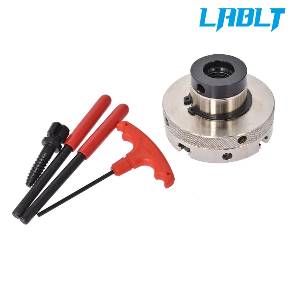 4-Inch Self-Centering Lathe Chuck for (100mm, 1"×8TPI)