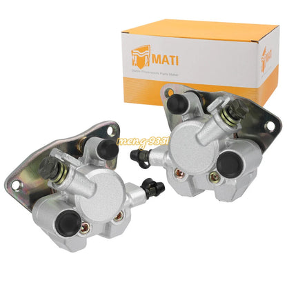 Front Brake Calipers & Pads for Yamaha Grizzly 660 YFM660FA/FG/FH (2002–2008)