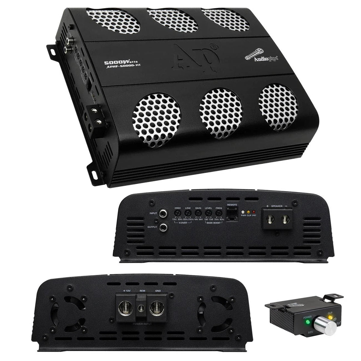 Audiopipe APHF5000DH2 Class D Monoblock Amplifier for Audi (2000–2023)