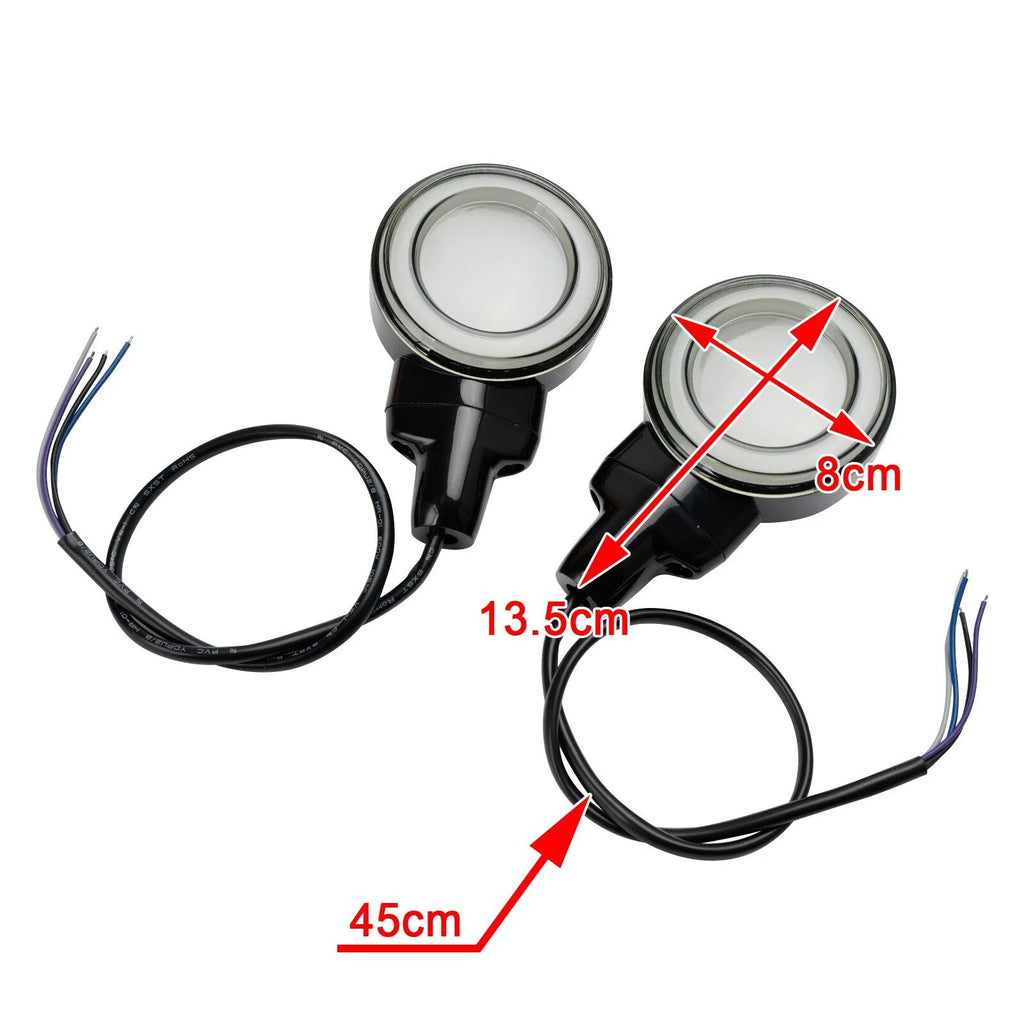 LED Flat Front Turn Signal Light for Heritage Softail Classic (1999–2023)