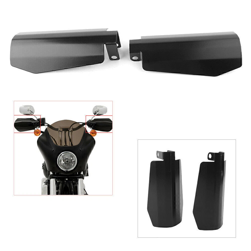 12cm Memphis Shade Coffin Cut Hand Guard for Harley Dyna Baggers Sportster