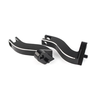 Passenger Rear Foot Pegs Mount for Harley Davidson Touring (1993–2016) Black