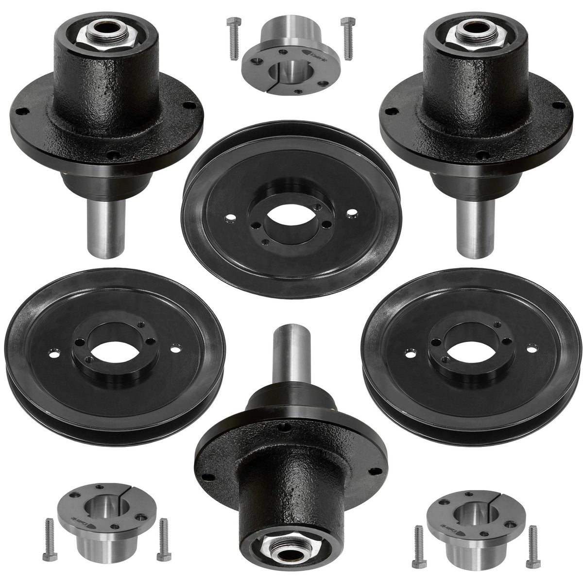 Deck Spindle Pulley and Hub Replacement for Scag Turf Tiger SMT-52A (61") (200)