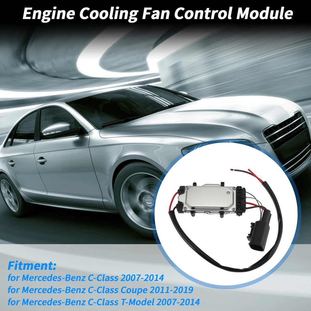 Engine Cooling Fan Control Module Replacement for Mercedes-Benz C-Class (2015–2021)