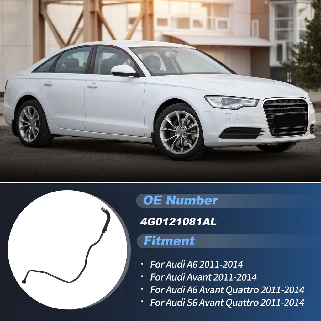 Radiator Cooling Overflow Hose Replacement for Audi A6 Avant Quattro (2005–2011)