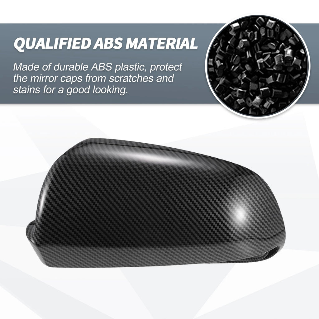 Rearview Mirror Cover Cap for Audi S3 8P A4 S4 A6 B6 B7 (2004–2013)