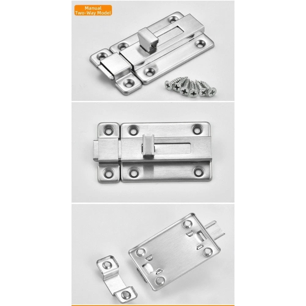 Stainless Steel Spring Door Latch Bolt for Manual Automatic Locks (2-4 Inch)