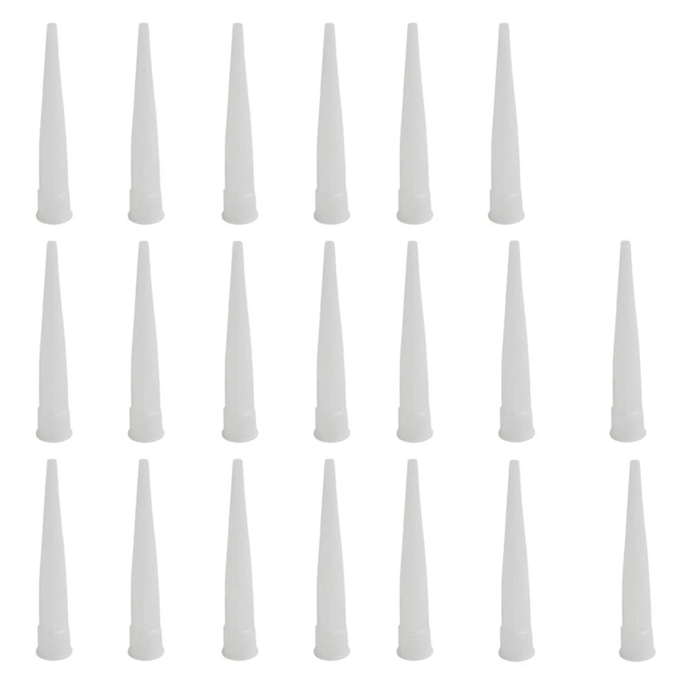 20pcs Caulking Nozzle for Universal Use (Plastic Glass Sealant)