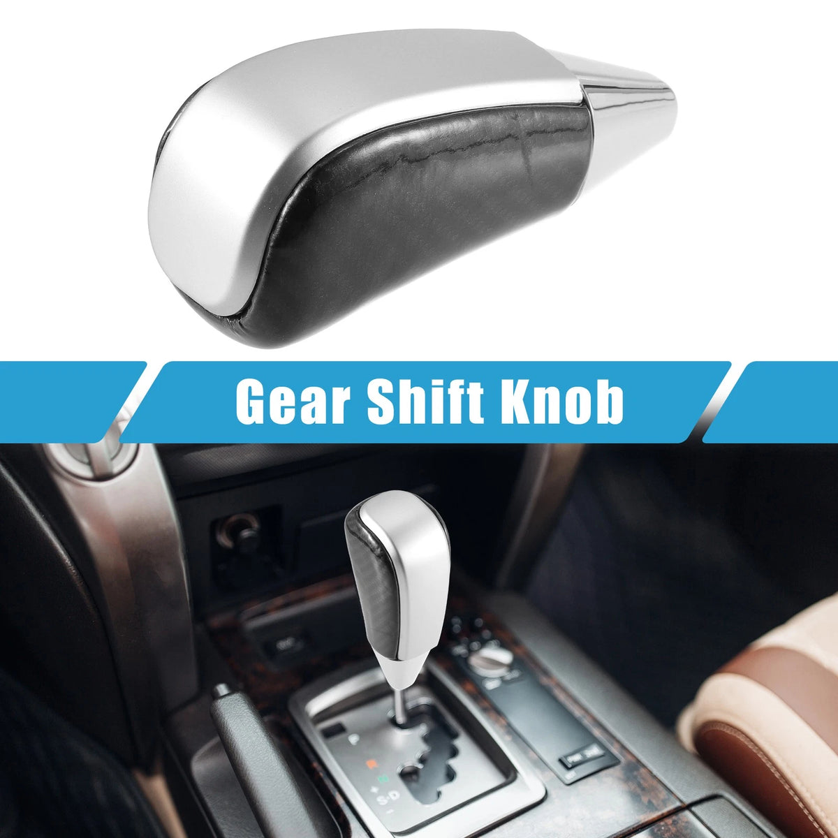 Gear Shift Knob Stick Shifter Replacement for Toyota Land Cruiser (2016–2021)