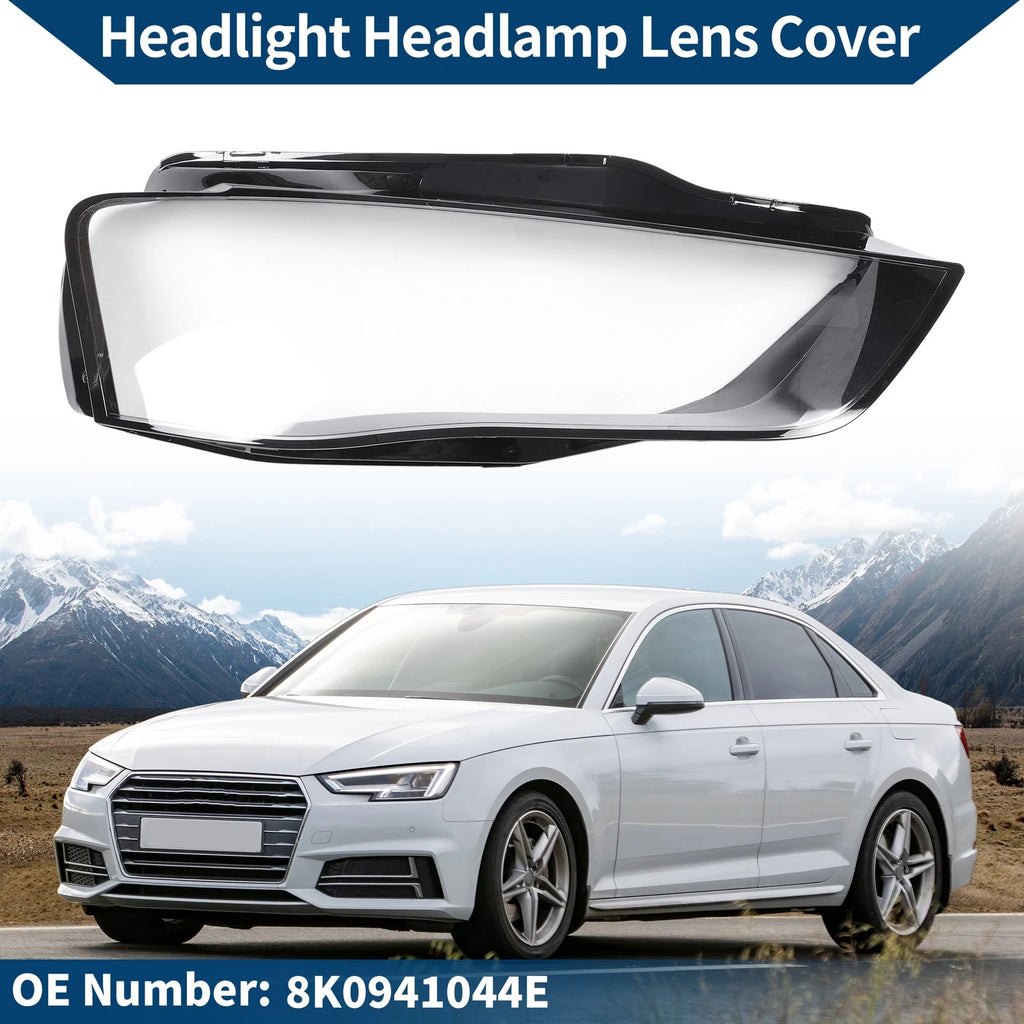 Front Right Headlight Lens Cover Replacement for Audi A4 (2009–2016)