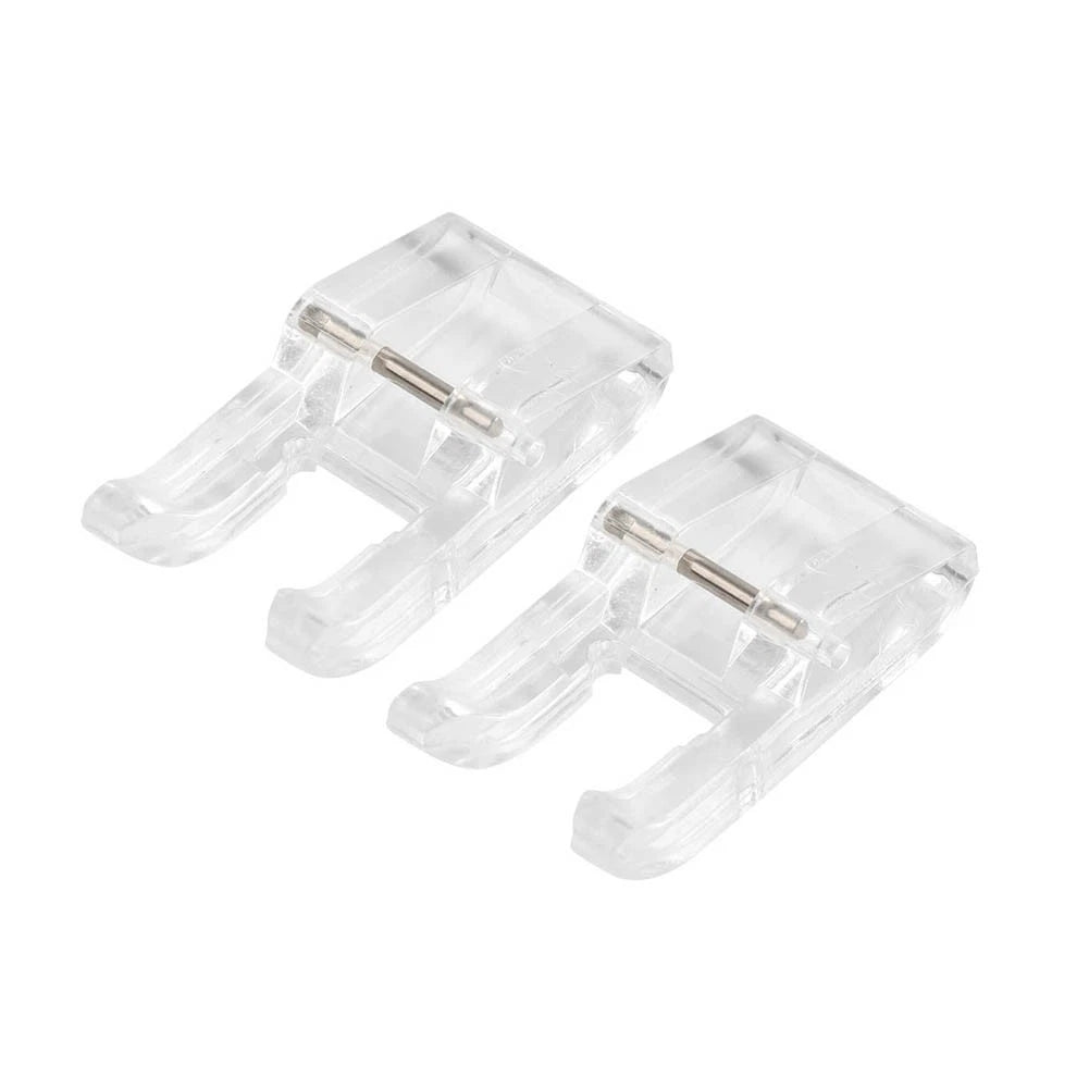 2X Clear Open Toe Embroidery Presser Foot for Sewing Machine (9909)