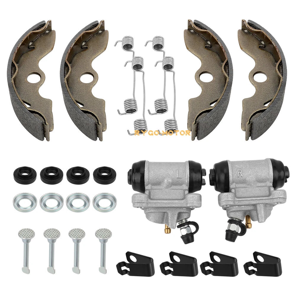 Front Brake Wheel Cylinder & Shoes Kit for Honda FourTrax 300 TRX300 (1993–2000)