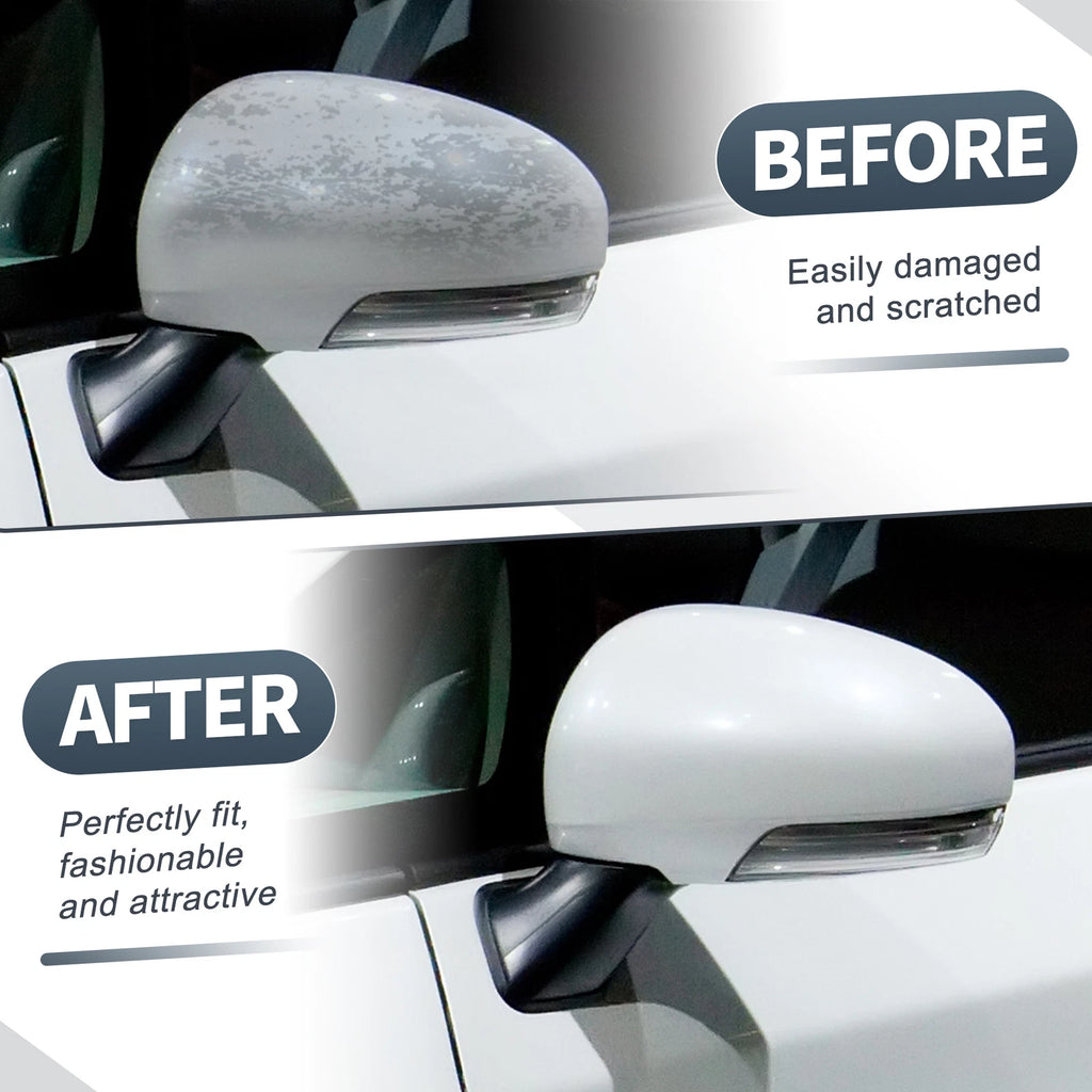 Left Side Rearview Mirror Cover Cap White for Toyota Prius (2010–2012)