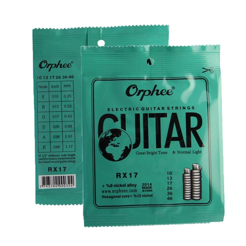 Electric Guitar Strings Set of 6 Full-Size 9-42/10-46/11-50