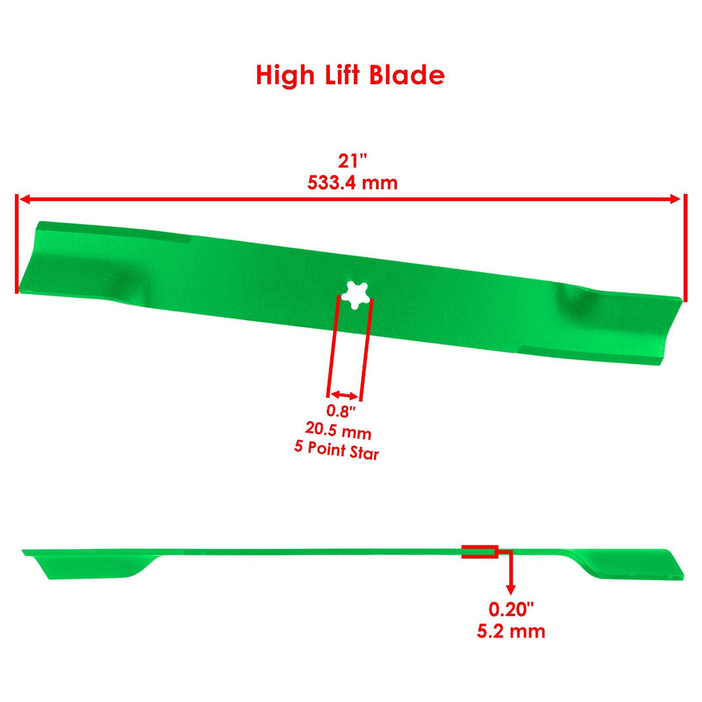 61 Inch Deck Blade Replacement for Husqvarna M-ZT61 MZT61 (2012–2021)
