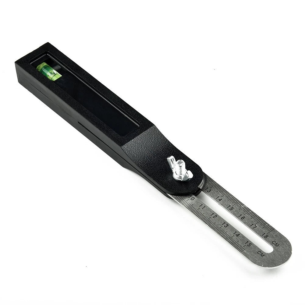 Angle Ruler Square Gauge Protractor Tool - Stainless Steel Level