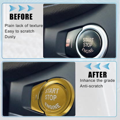 Start Stop Button Cover Sticker Kit for BMW 2 3 3GT 4 5 6 X1 X2 X3 X4 (2014–2020)