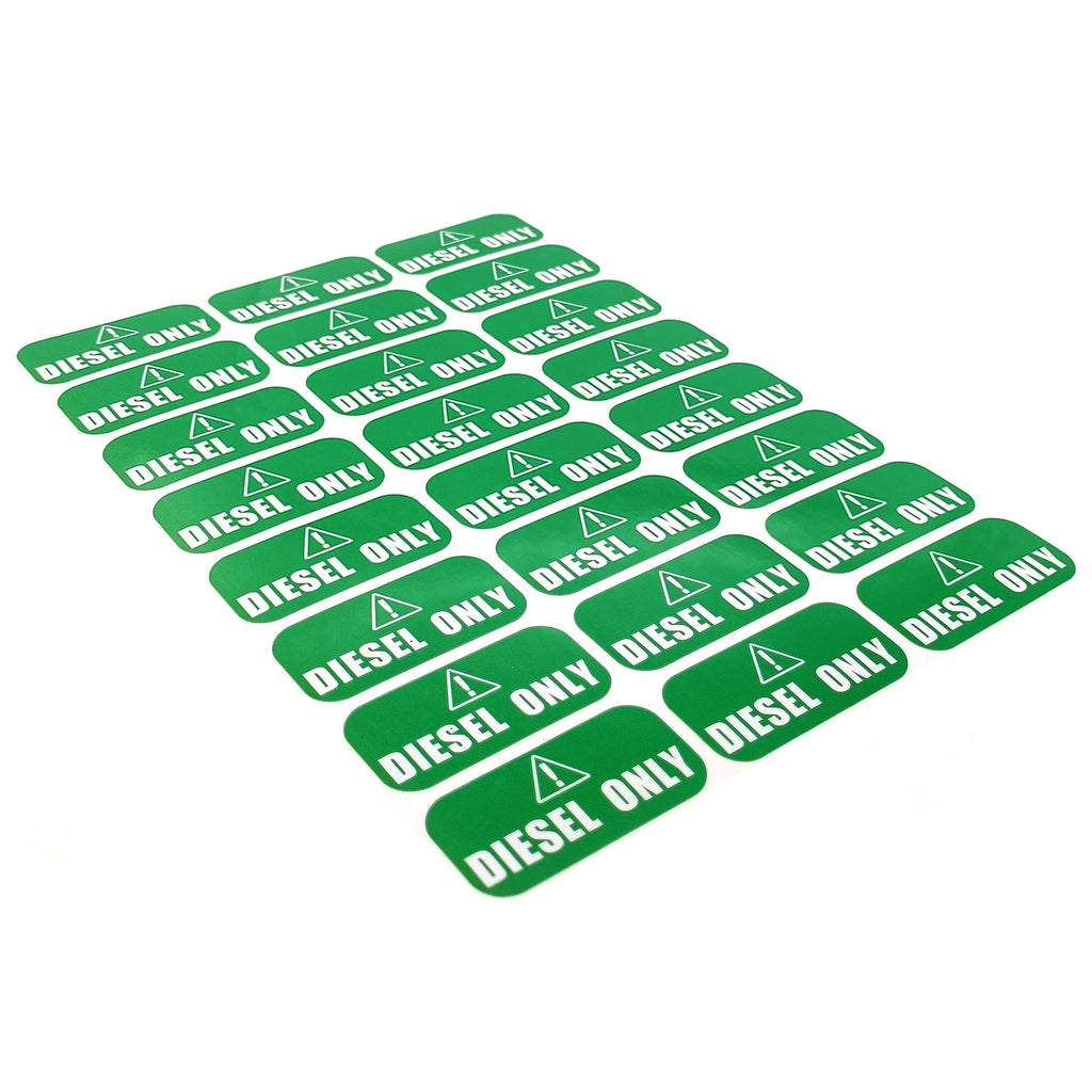 24Pcs Diesel Only Vinyl Stickers for Trucks (Universal)