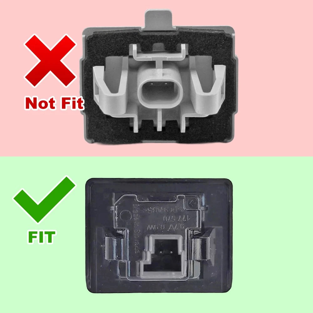 2Pcs Number Plate Lights for Mercedes Benz W177 W176 W166 X166 X218 S204