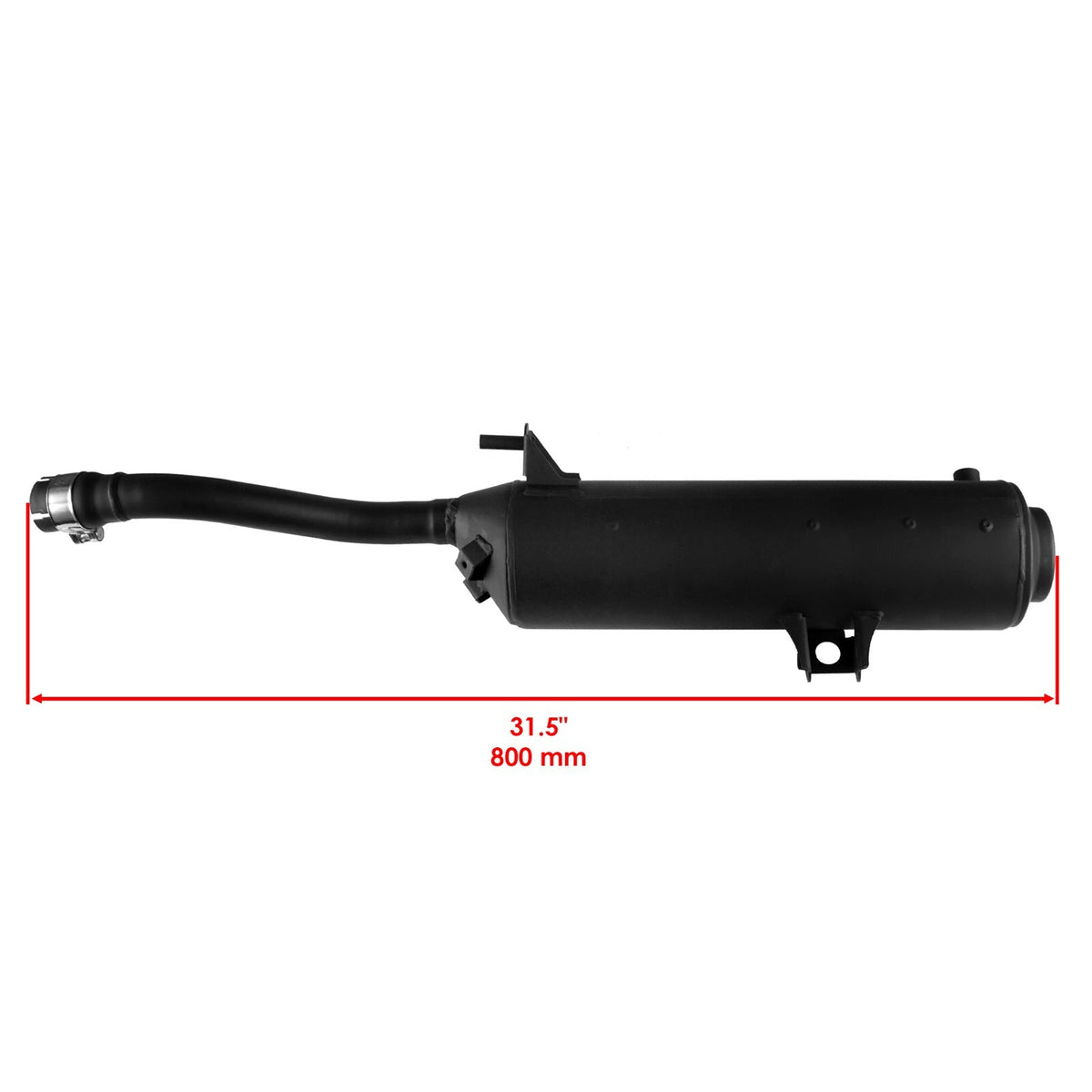 Exhaust Muffler and Gaskets Replacement for Honda Foreman 500 TRX500FM (2012–2013)