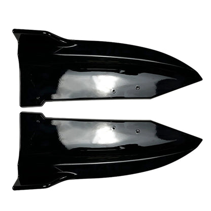 Rear Bumper Lip Wrap Angle Spoiler for BMW X6 G06 (2020–2022) Black