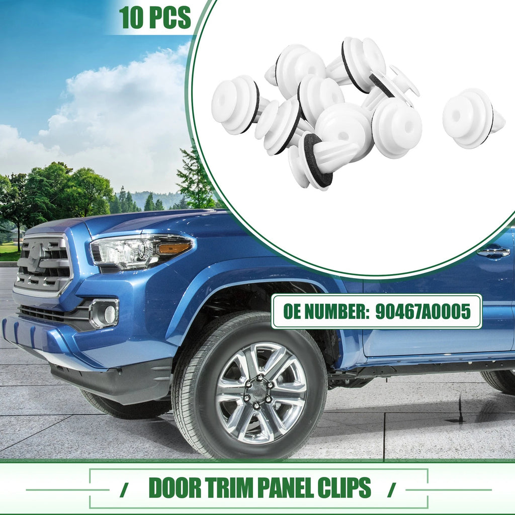 Door Trim Panel Clips Replacement for Toyota Tacoma 2001–2022 10 Piece
